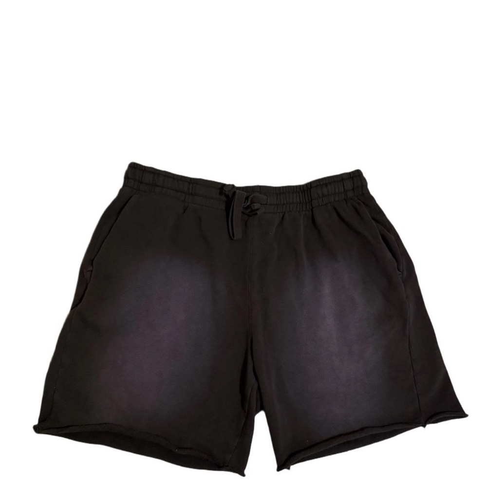 PacSun Dark Navy Washed Sweat Shorts Men’s Medium Drawstring Lounge Gym Casual